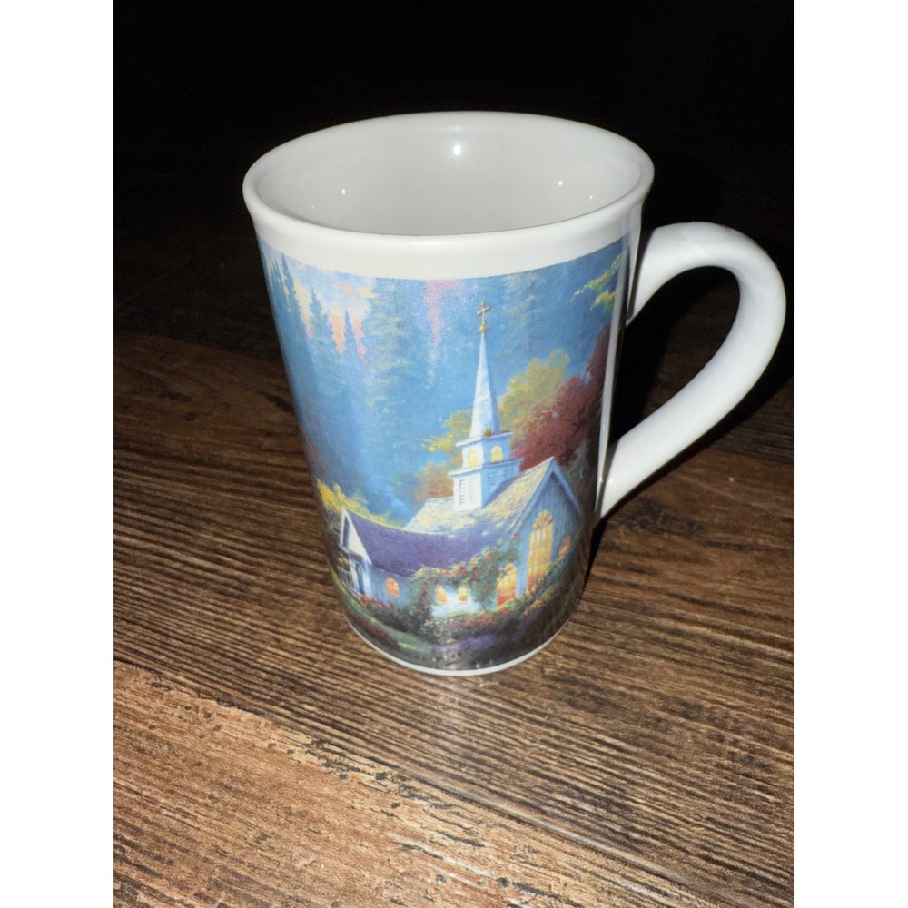 Thomas Kinkade‎ Church Coffee Mug The Thomas Kinkade Company Collectible